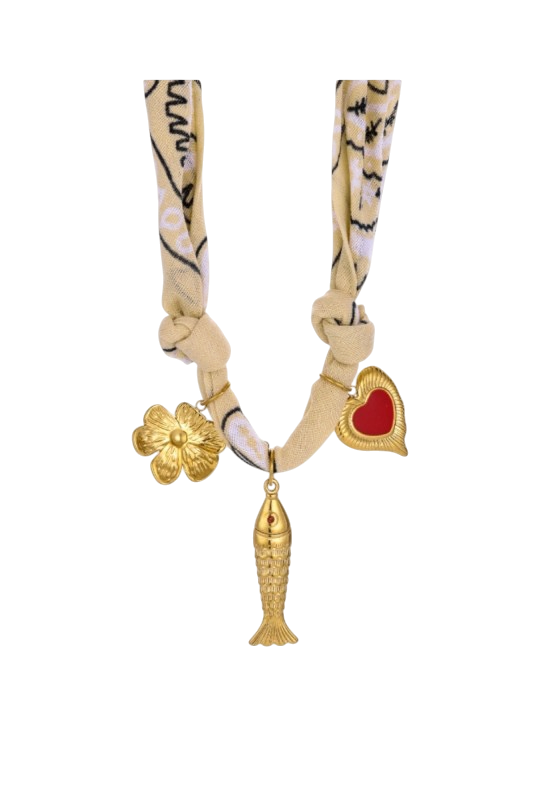 Nautical Charm Bead Necklace