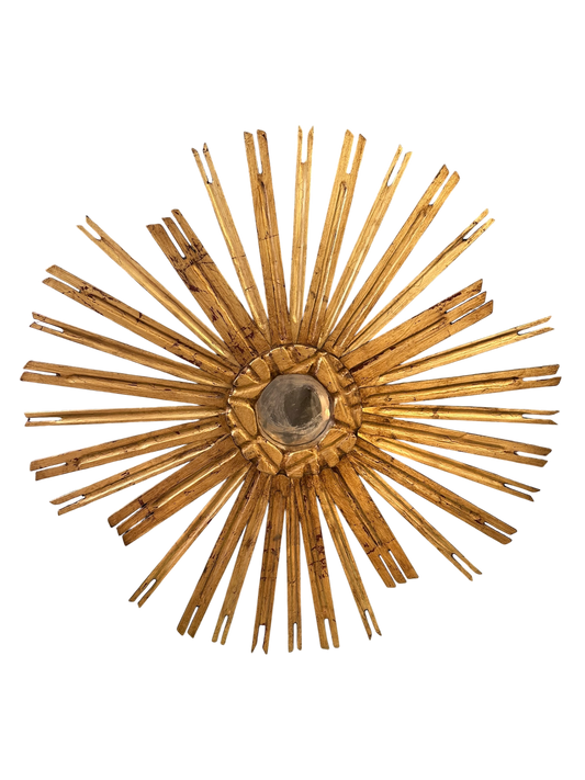 Gold Sunburst Mirror II