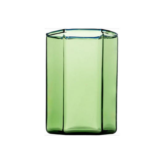 Hexagon Tumbler Green / Blue - Set of 4