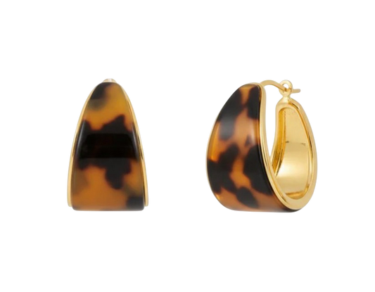 Tortoiseshell Hoops