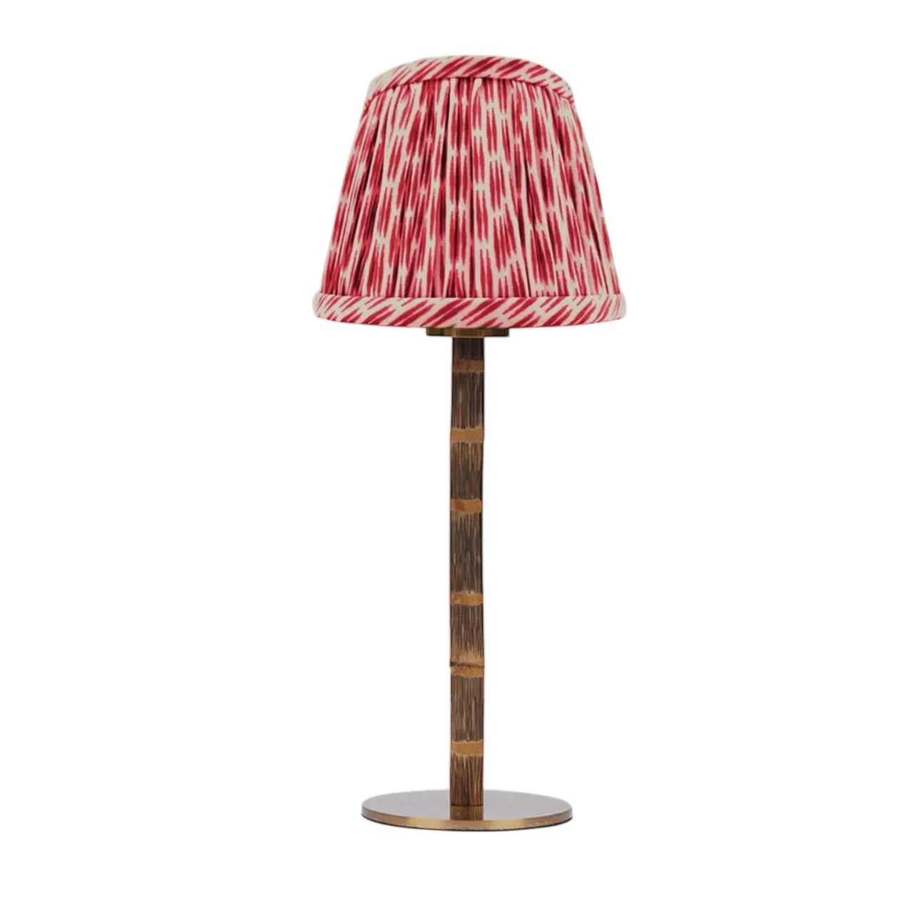 Red Bamboo Lamp - Cordless