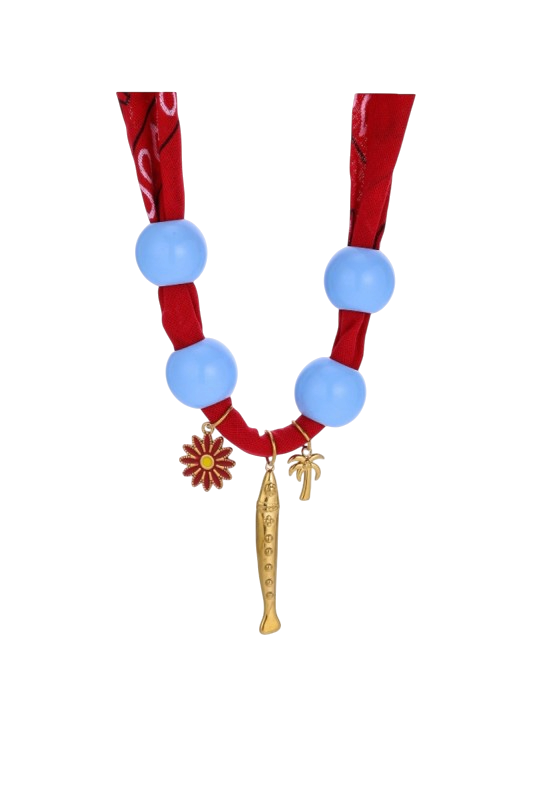 Nautical Charm Bead Necklace