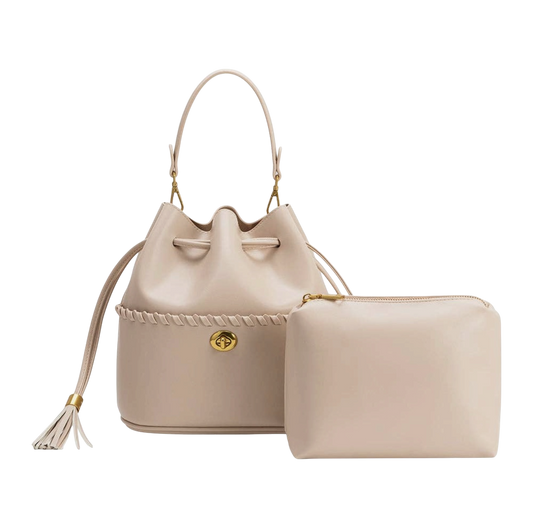 Vegan Leather Bucket Bag