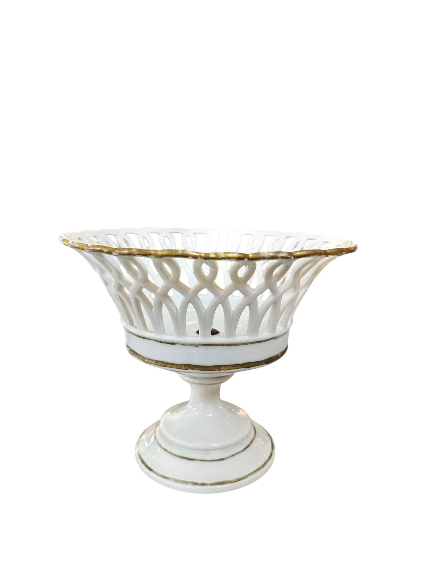Paris Porcelain Reticulated Basket