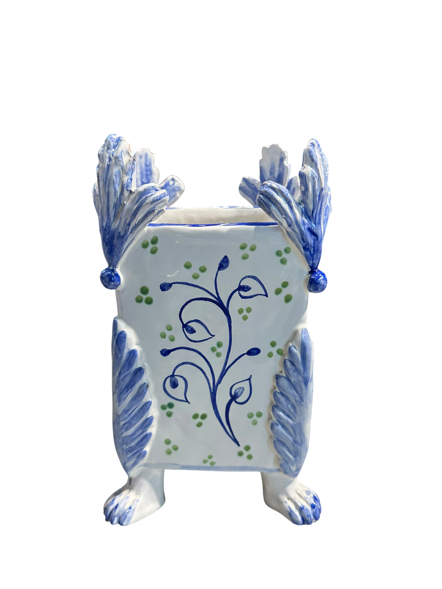 Garden Party Cache Pot w/ Phoenix