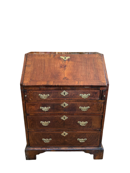 Georgian-Style Walnut Slant Front Desk