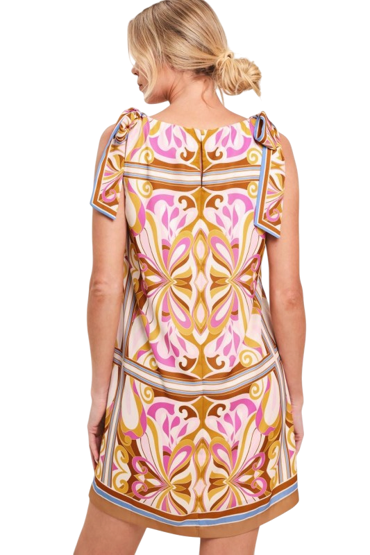 Tie Shoulder Kaleidoscope Mini