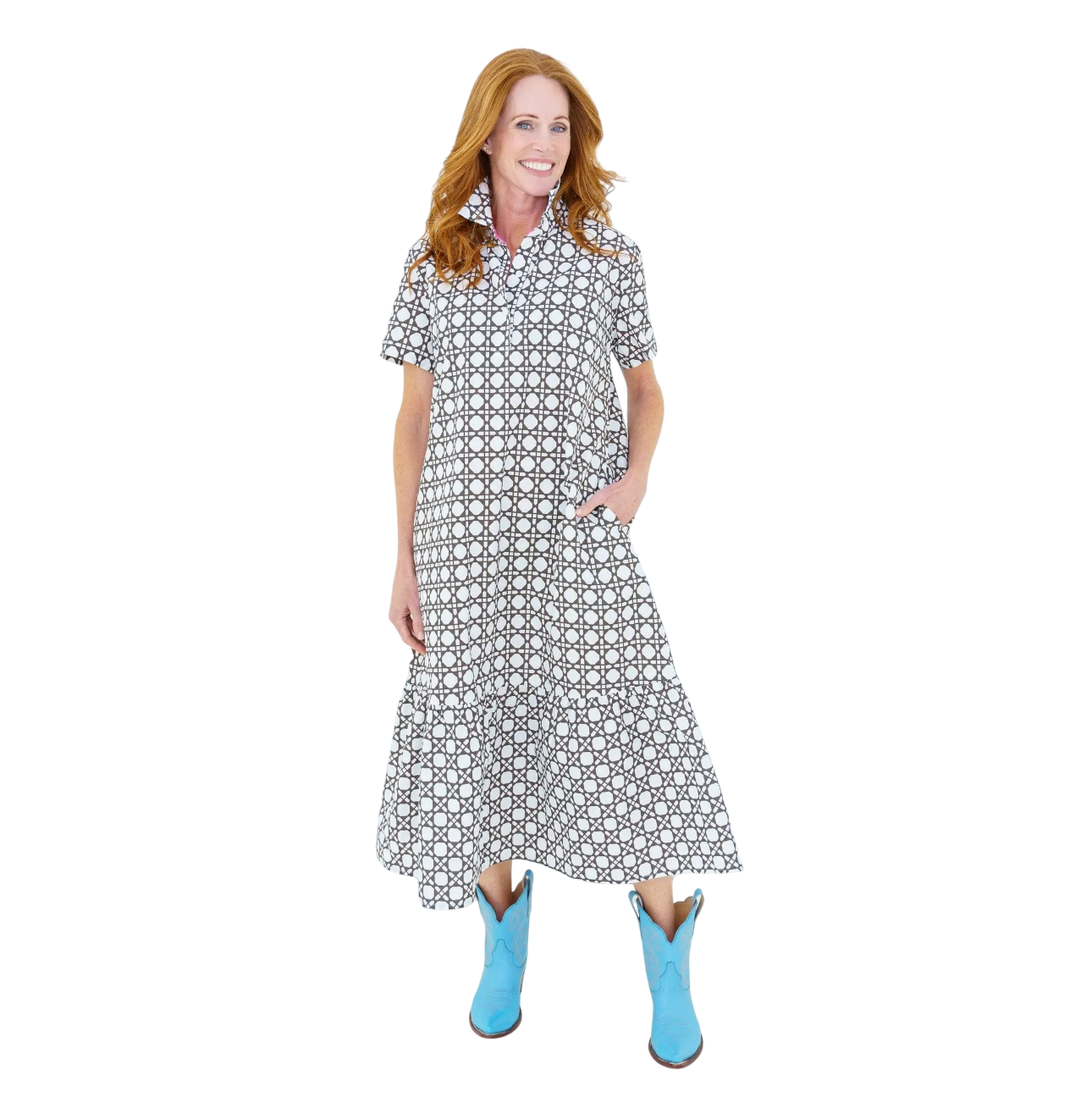 Maddie Basket Dress Mocha
