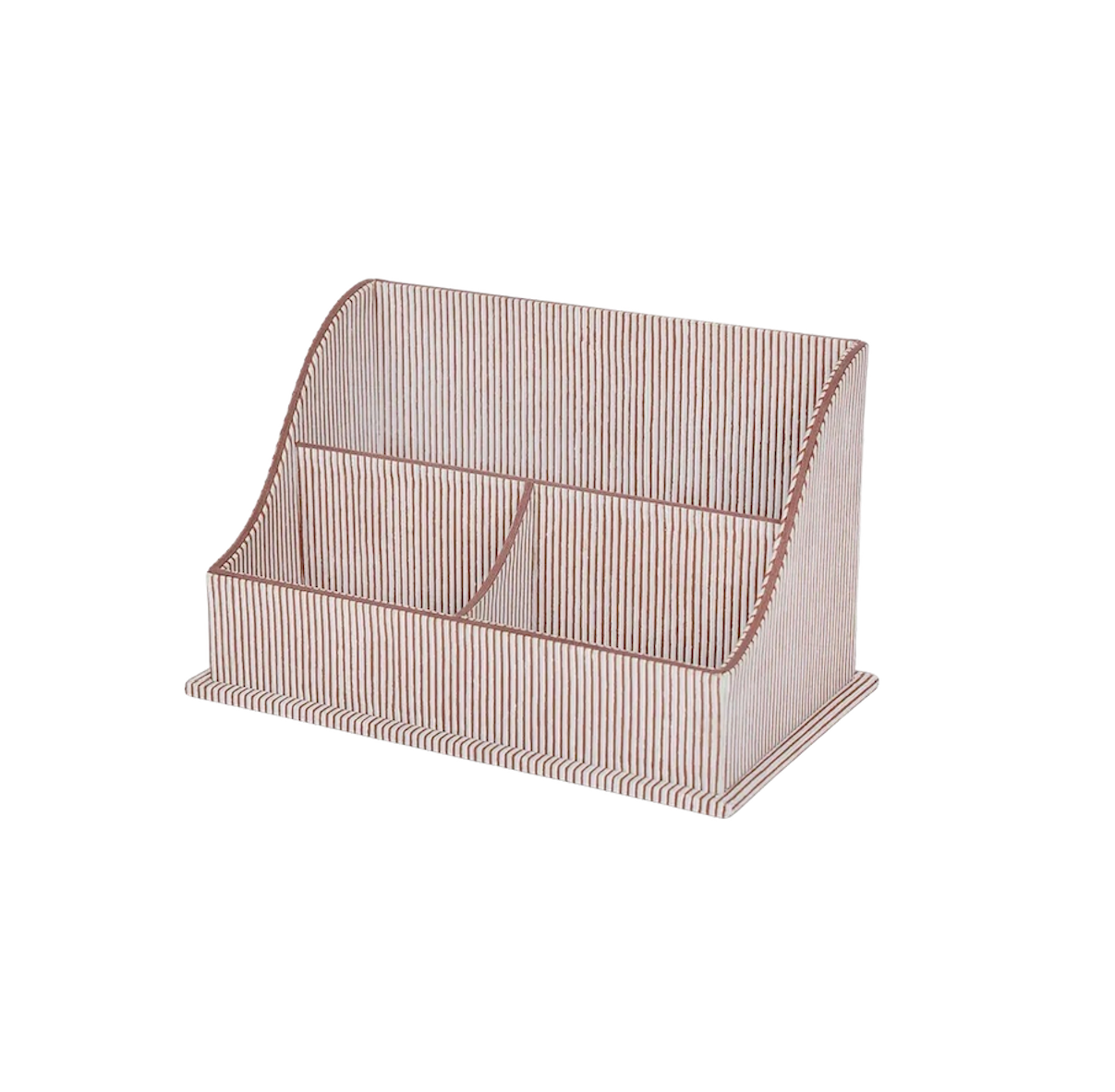 Light Blue Maroon Pinstripe Letter Sorter