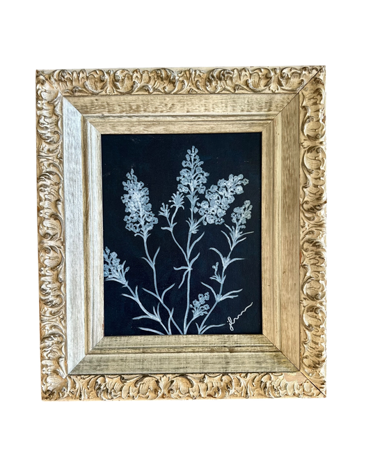 Jenn Leverett Art - Snap Dragon Reverse Botanical