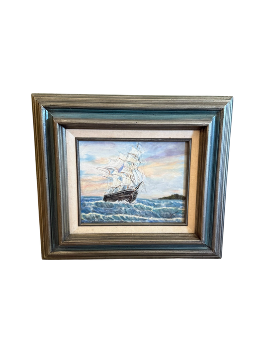 Jenn Leverett Art - Sailboat in Sea