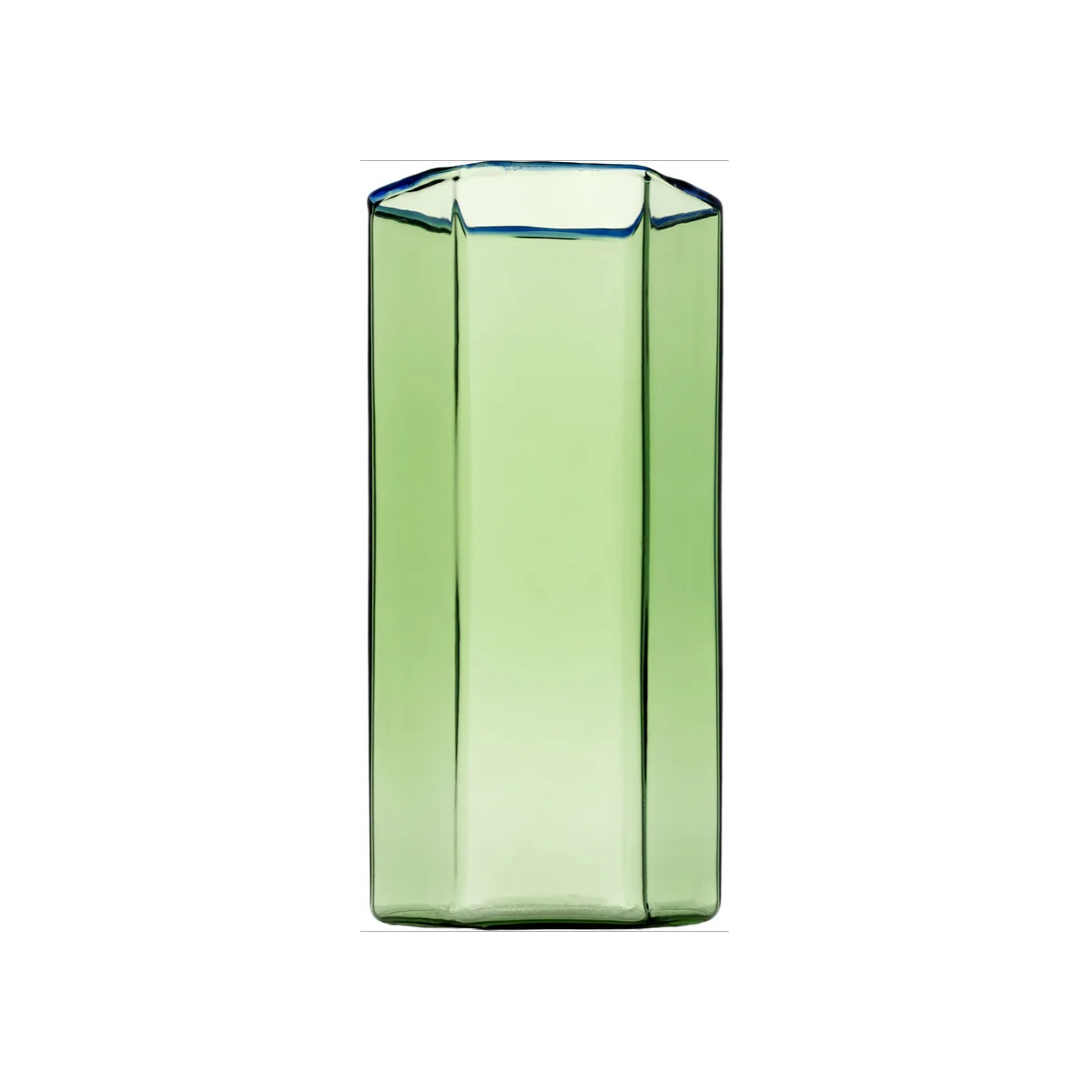 Hexagon Highball Green / Blue - Set of 4