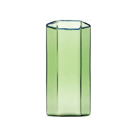 Hexagon Highball Green / Blue - Set of 4