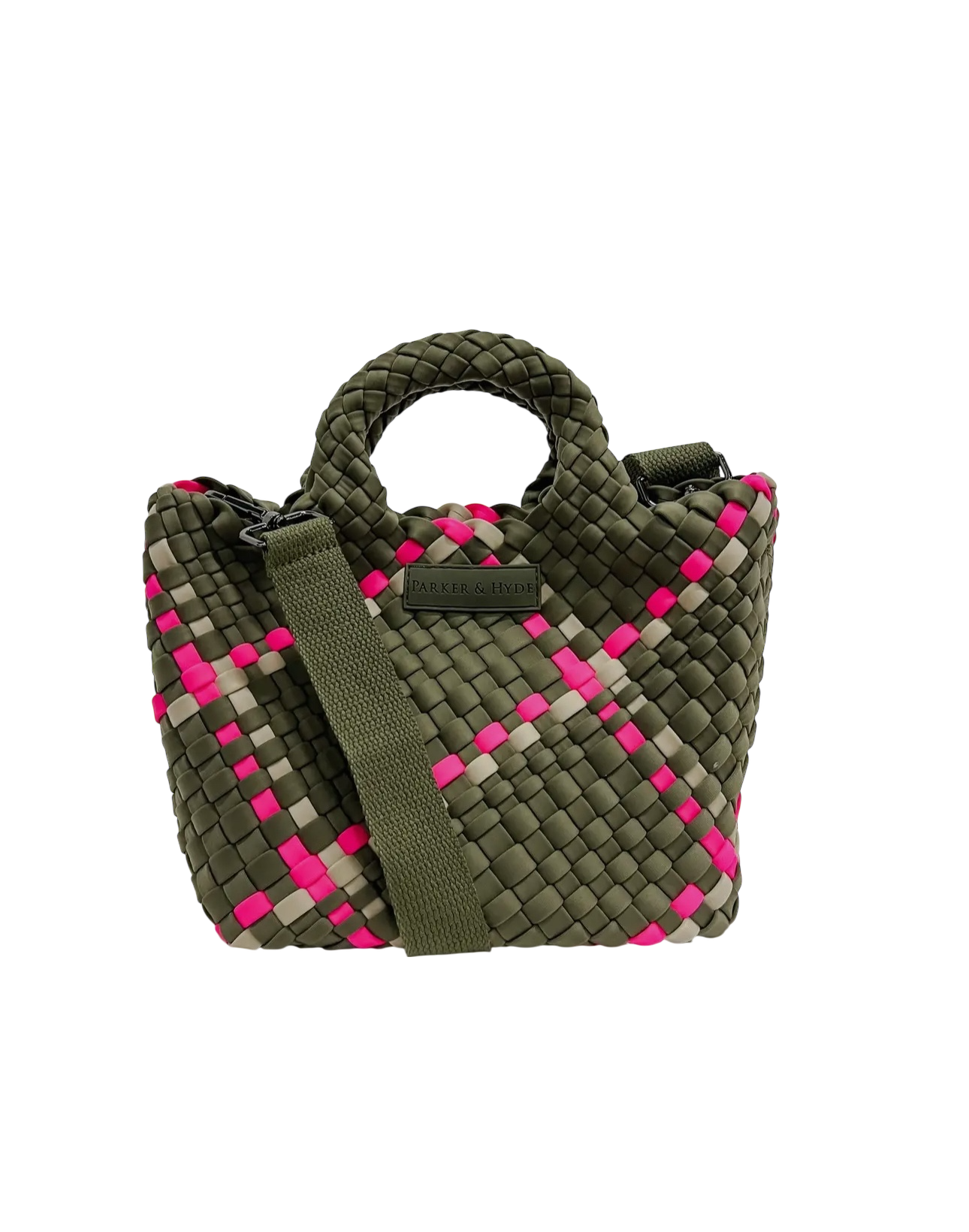 Mini Woven Tote - Sage Multi