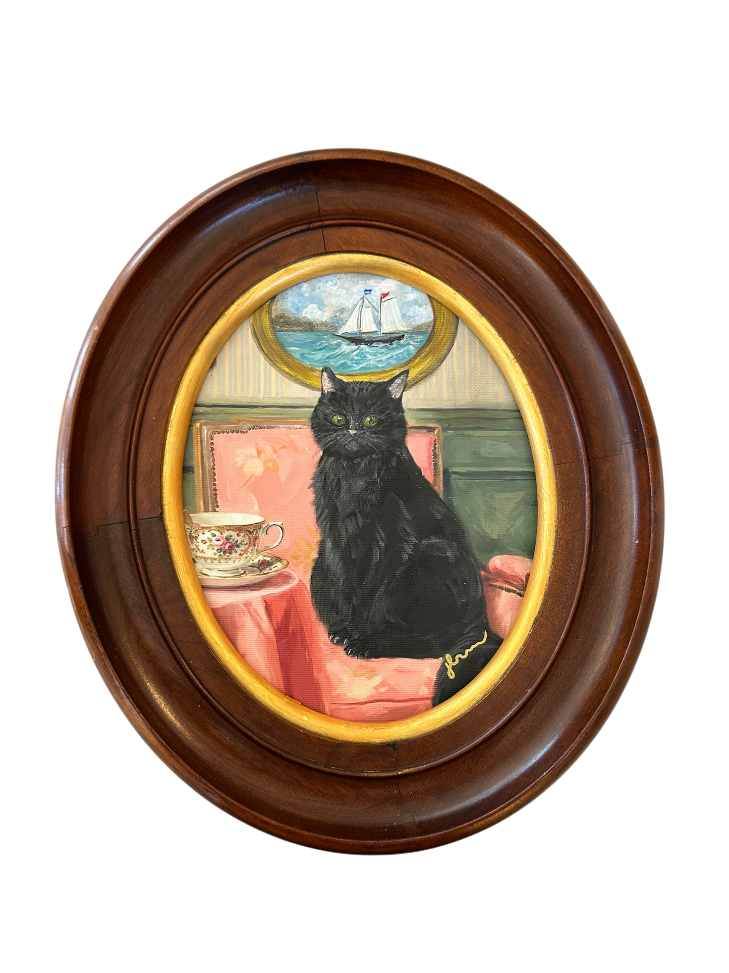 Jenn Leverett Art - Sailor’s Cat Still Life