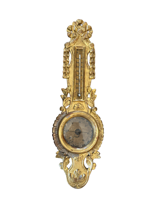 Louis XVI Giltwood Barometer