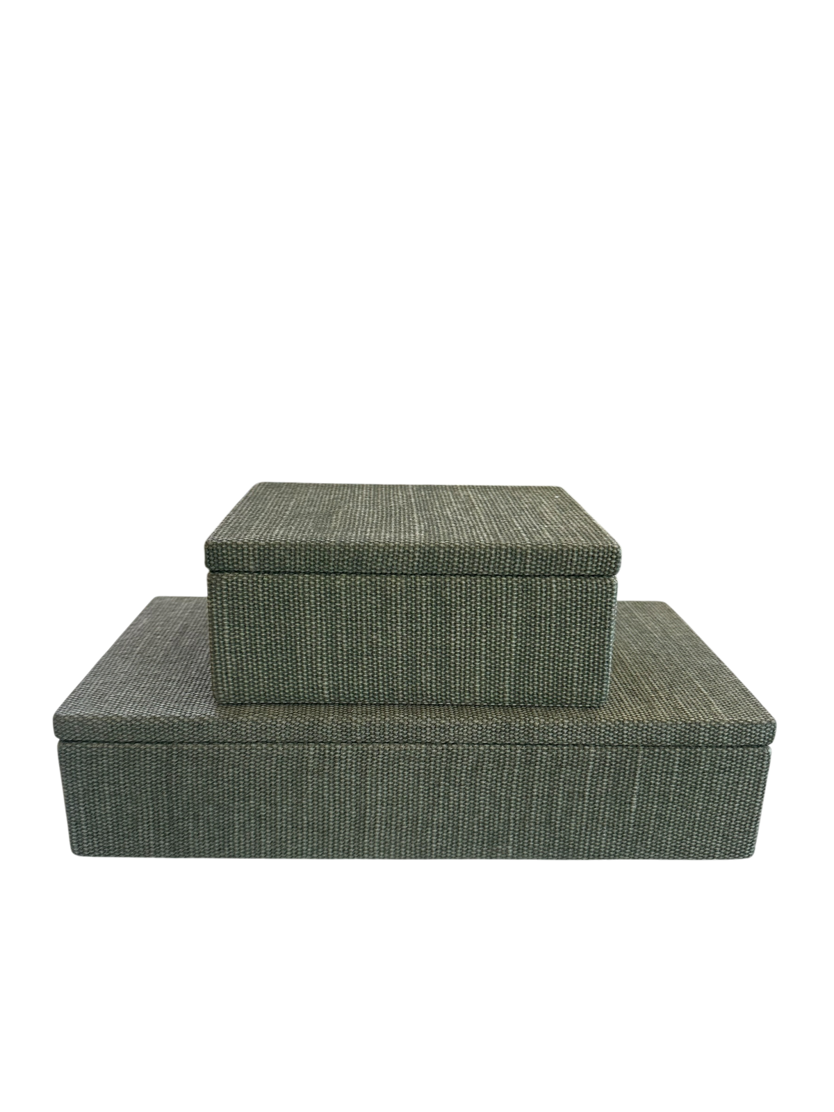 Blarney Box - Dark Green Cotton Jute