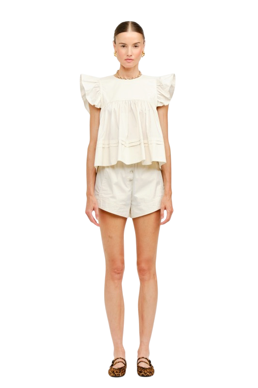 Leah Cream Top