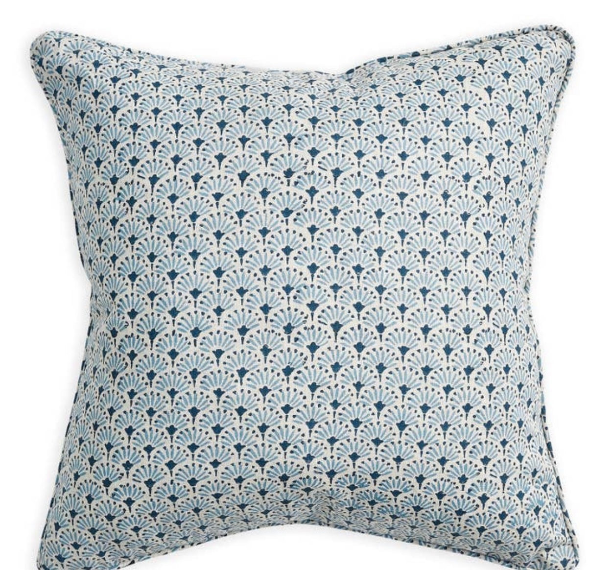 Walter G 22x22 Linen Block Print Pillows