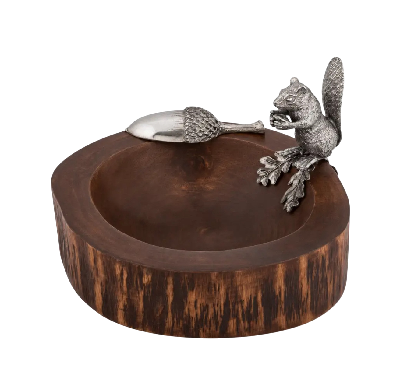 Standing Squirrel Nut Bowl & Scoop