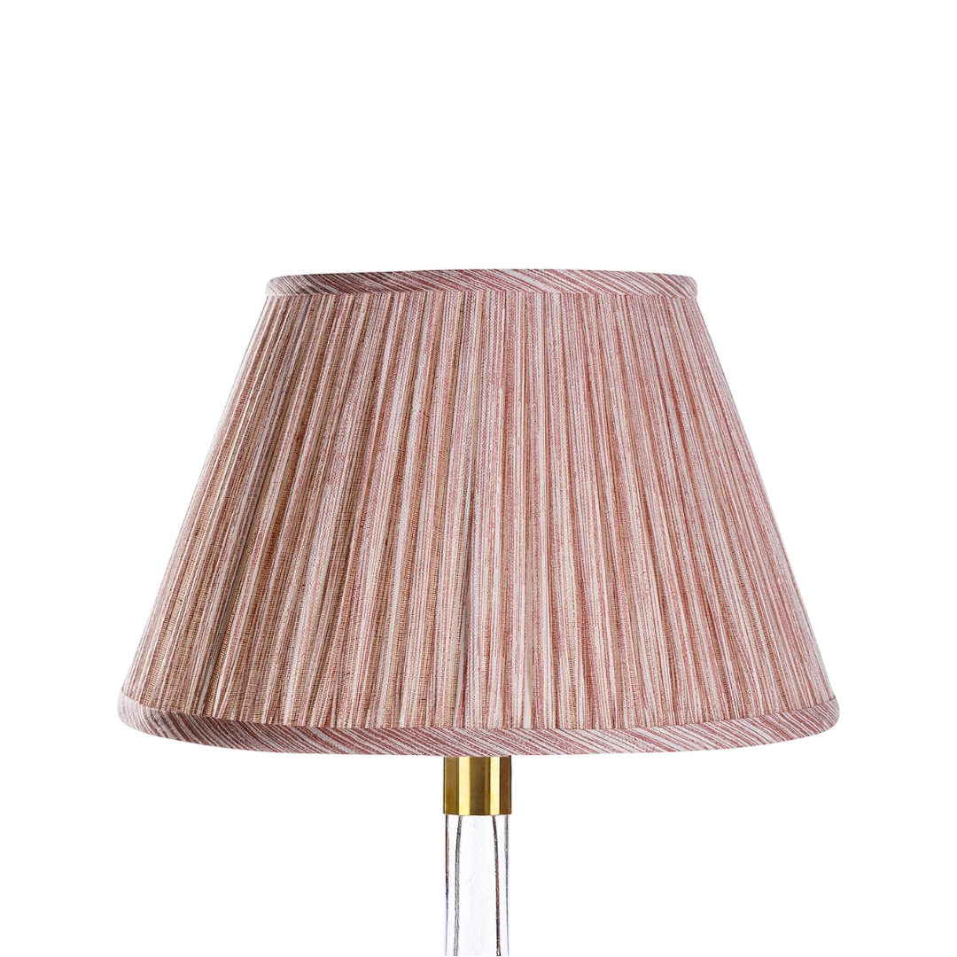 Fermoie Pink Strie Lampshade