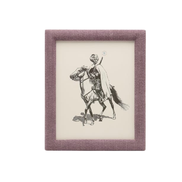 Raspberry Cotton Jute Photo Frame