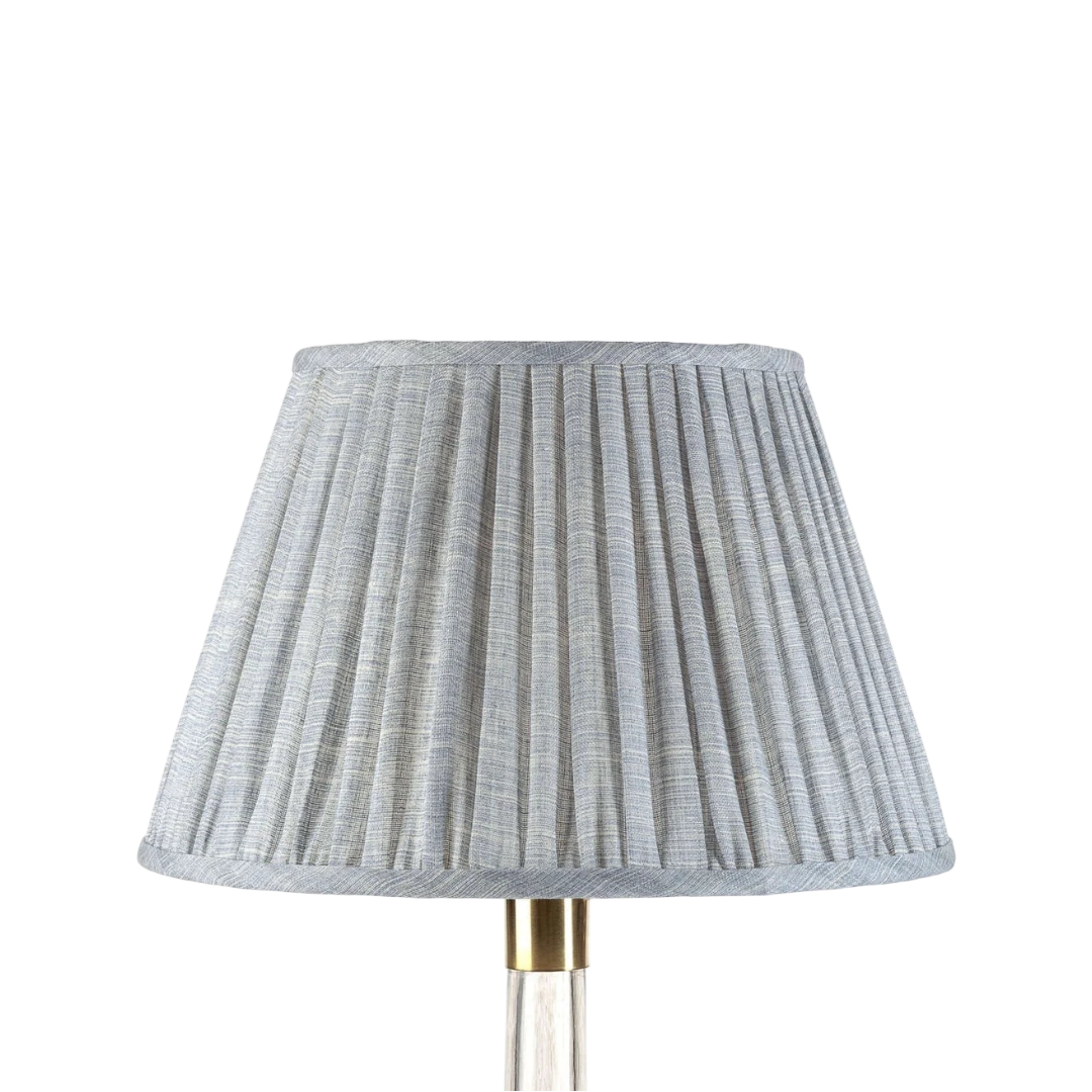Fermoie Blue Moire Lampshade