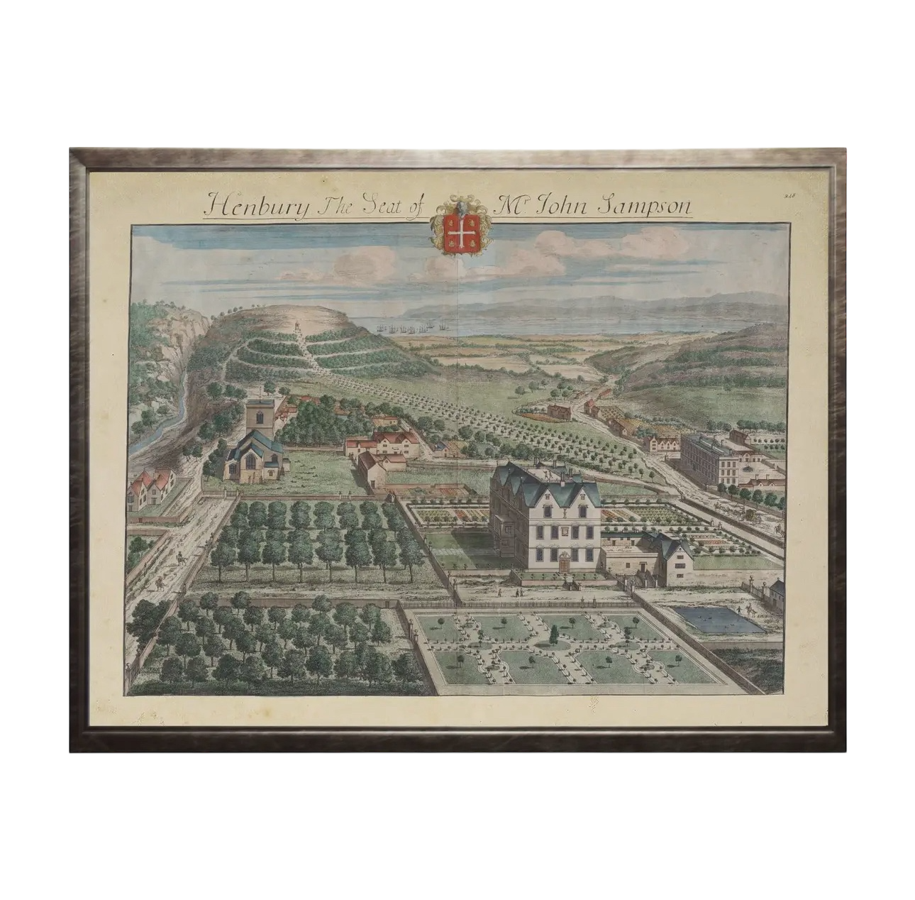 28” x 22” Vintage Estate Plan Print