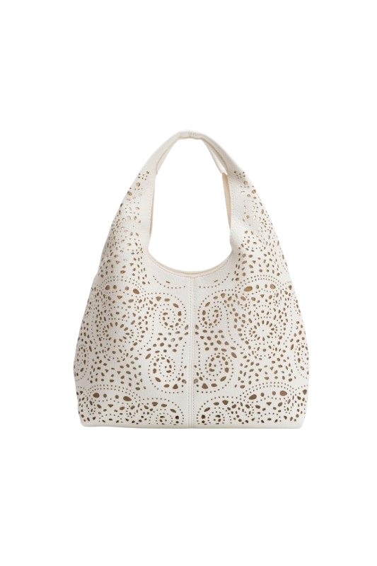 Farrow Small Vegan Leather Tote - Ivory