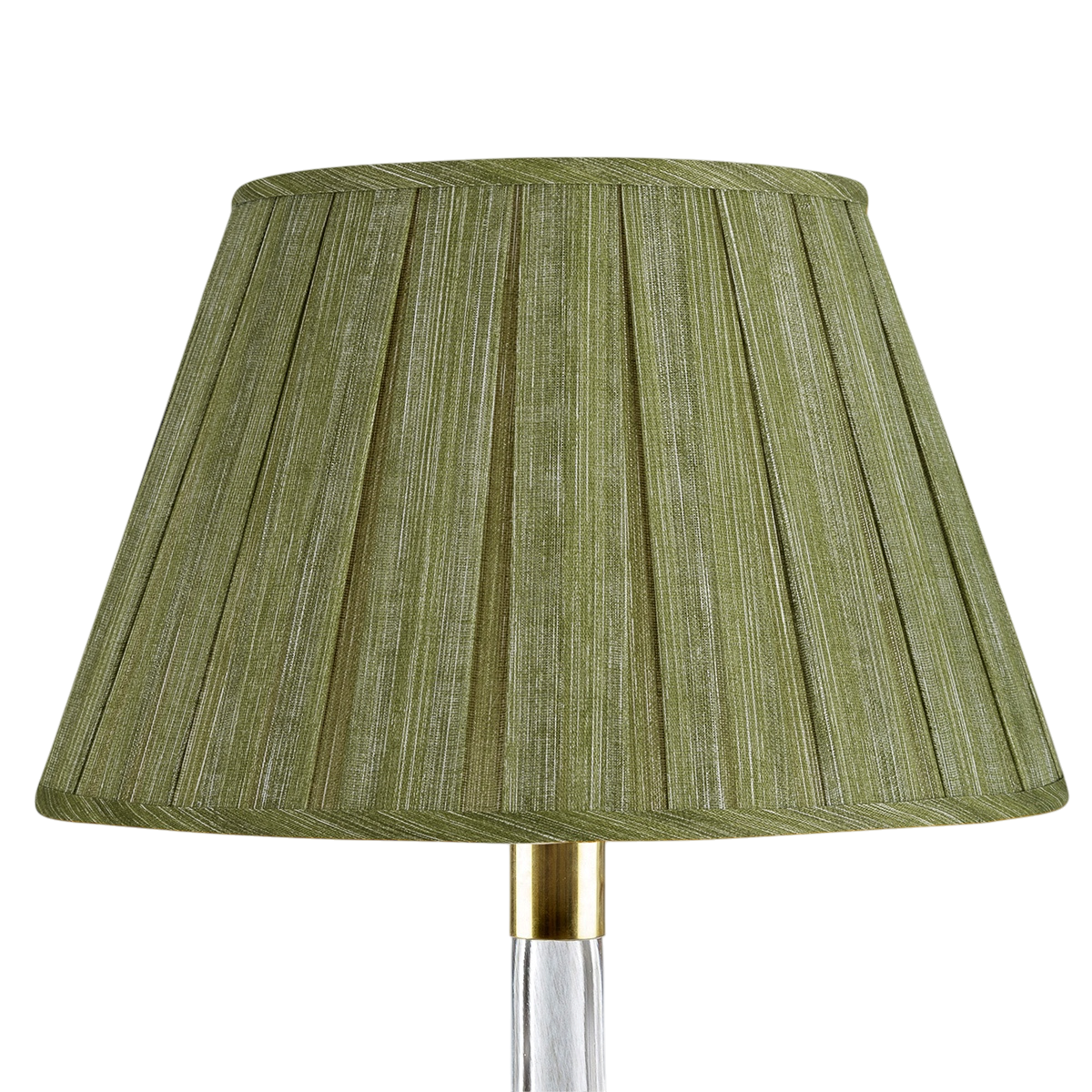 Fermoie Box Pleat Kintyre Green Lampshade