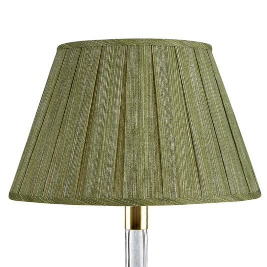 Fermoie Box Pleat Kintyre Green Lampshade