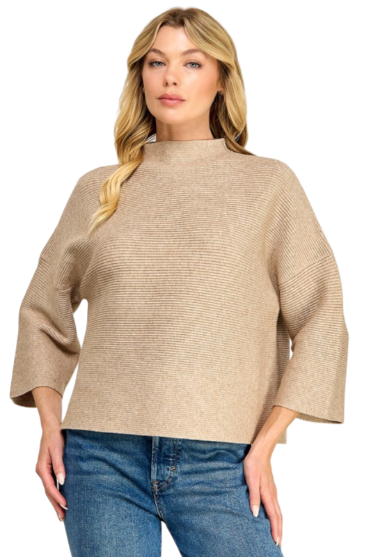 Julia Ribbed Sweater - 4 Colors