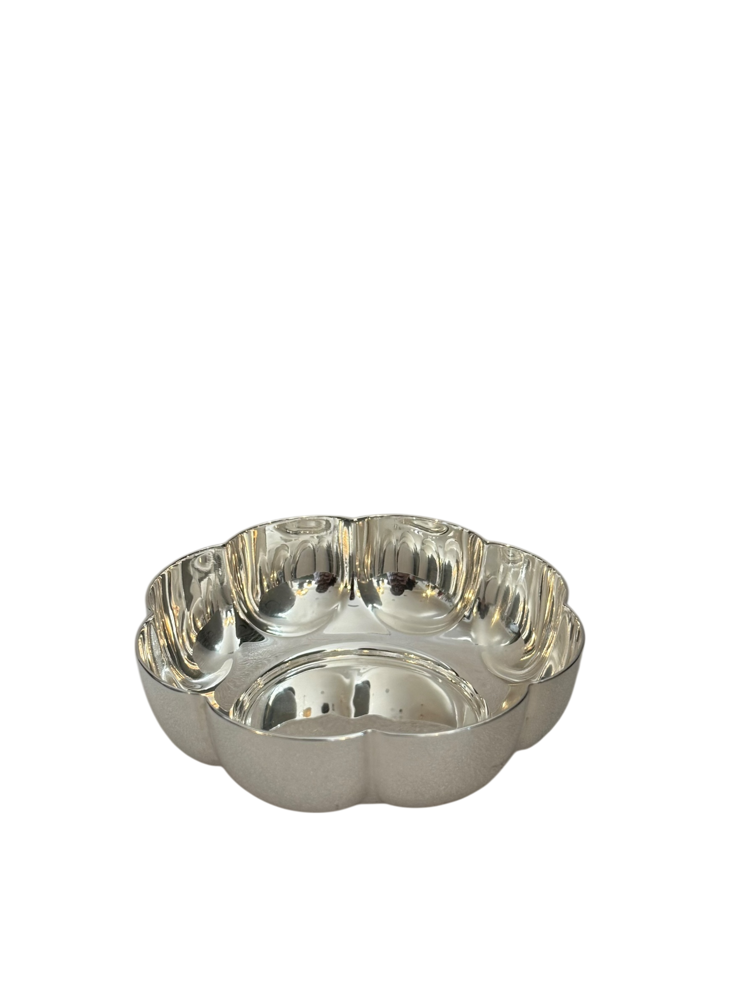 Vintage 4.25” Scalloped Bowl