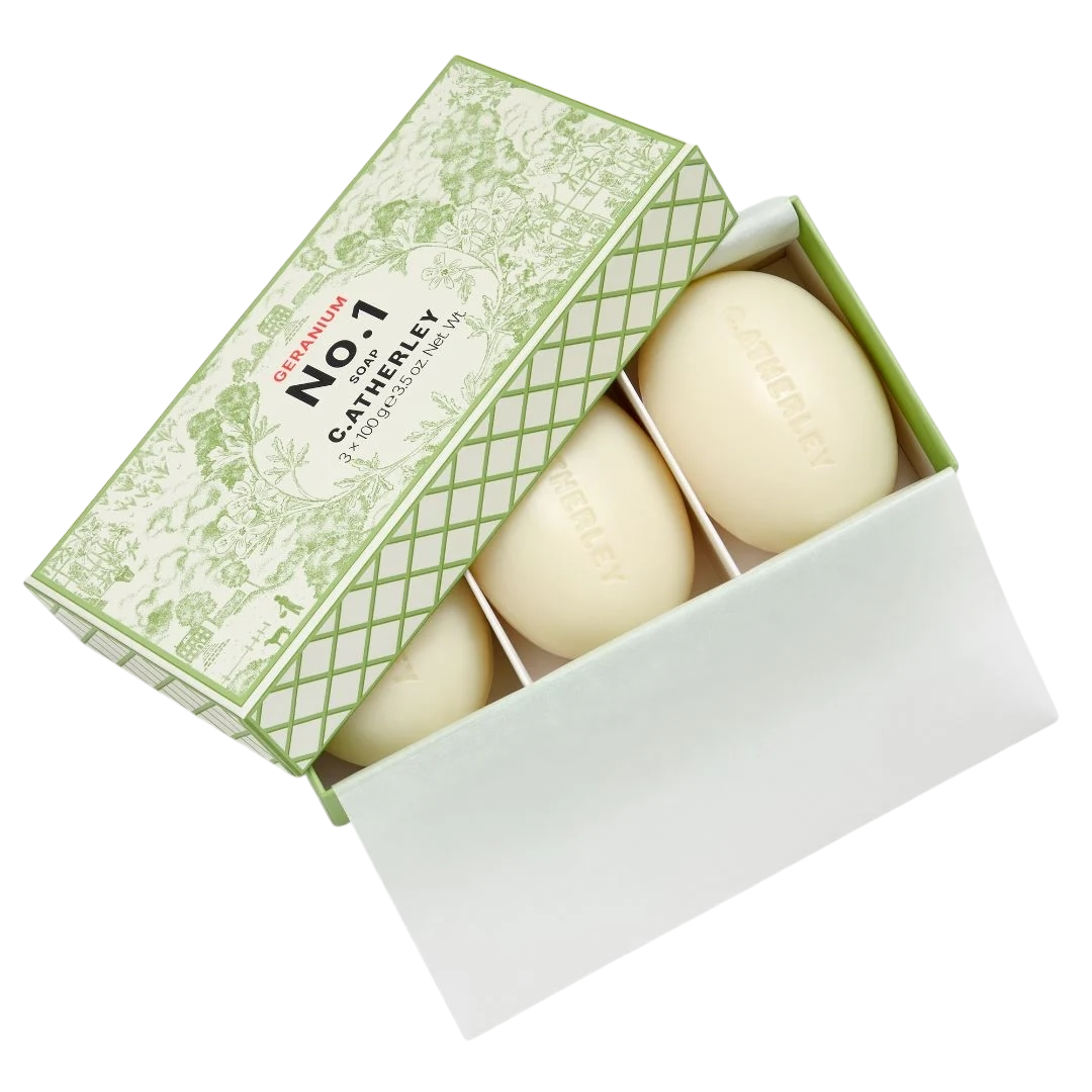Geranium No. 1 Soap Trio