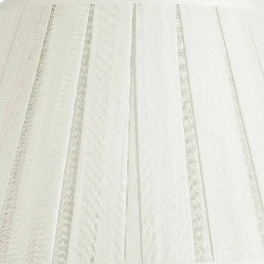 Fermoie Box Pleat Ivory Plain Lampshade