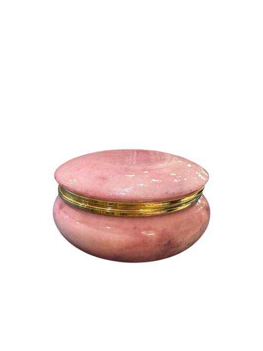 Alabaster Stone Trinket Boxes