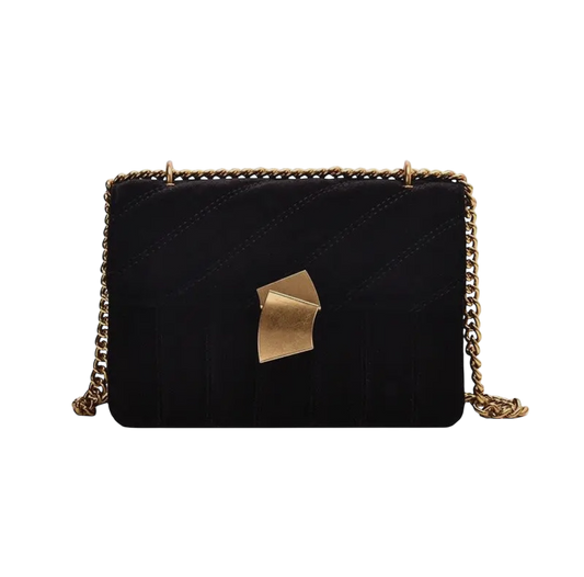 Velvet Toggle Handbag