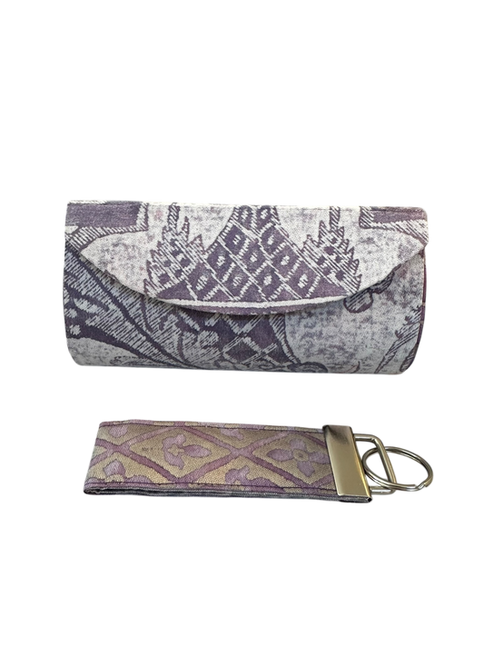 Bespoke Fortuny Glasses Case + Key Chain