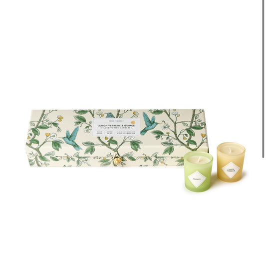 Lemon Verbena & Quince Votive Set