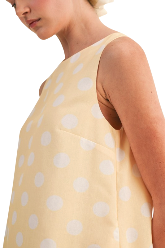 Polka Dot Shift Mini Dress