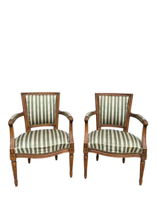Pair of Louis XVI Armchairs