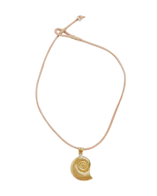 Shelly Leather Cord Necklace