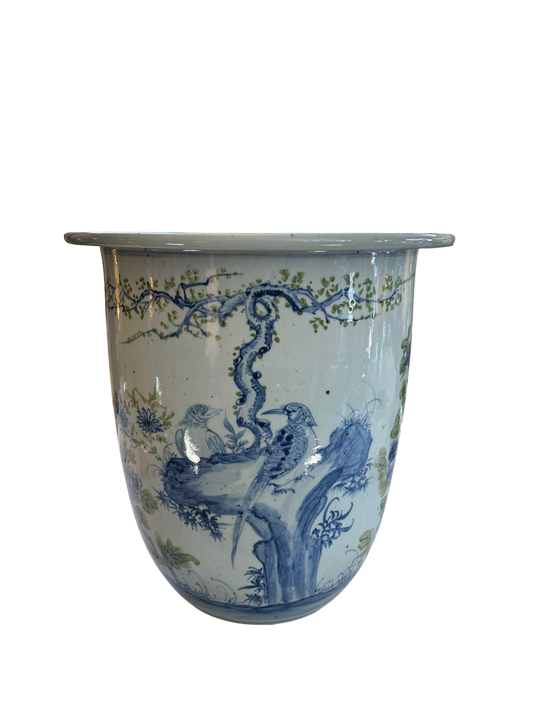 Blue & Green Orchid Planter