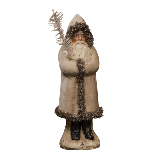 12" Ivory Velvet Belsnickle