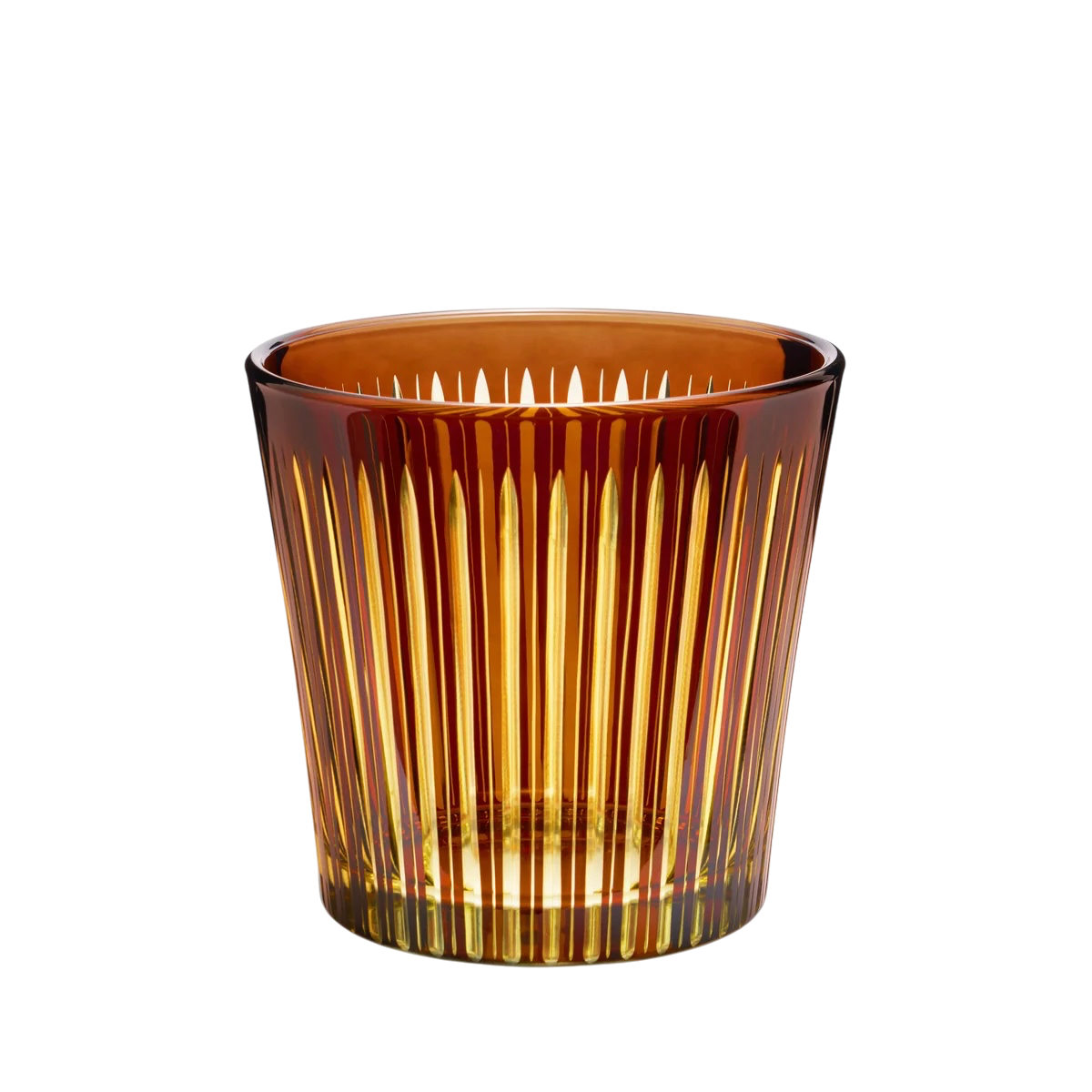 Prism Ice Bucket + Tongs - Amber