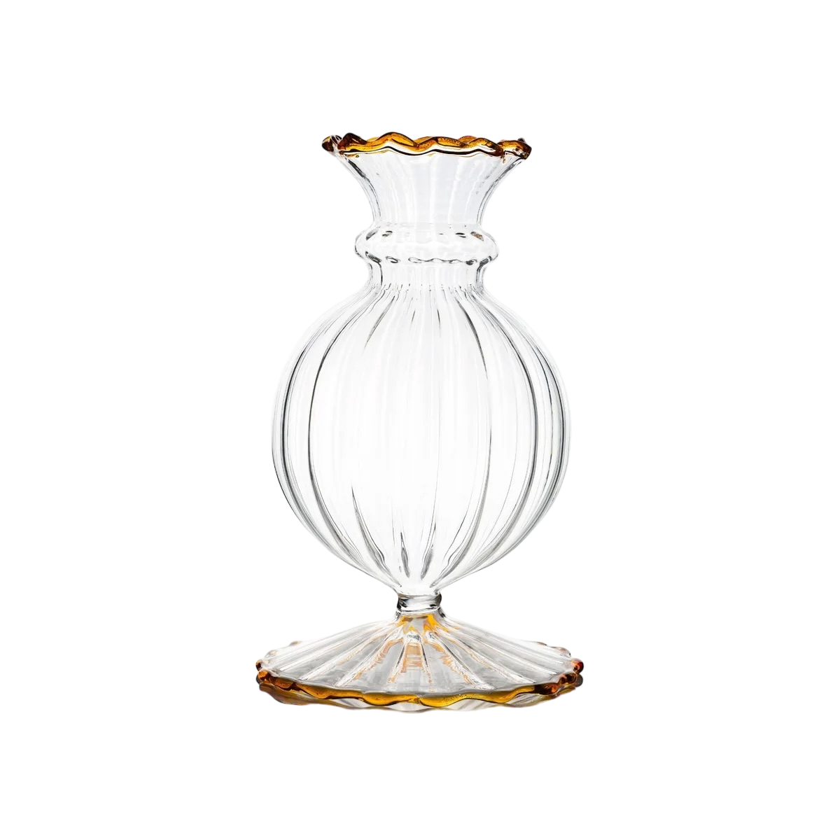 Miss Annie Bud Vase - Amber