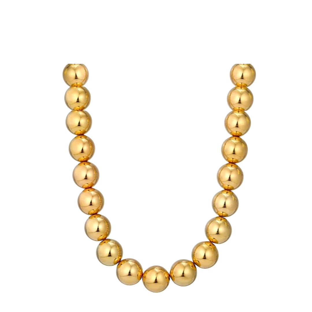 Golden Sphere Necklace