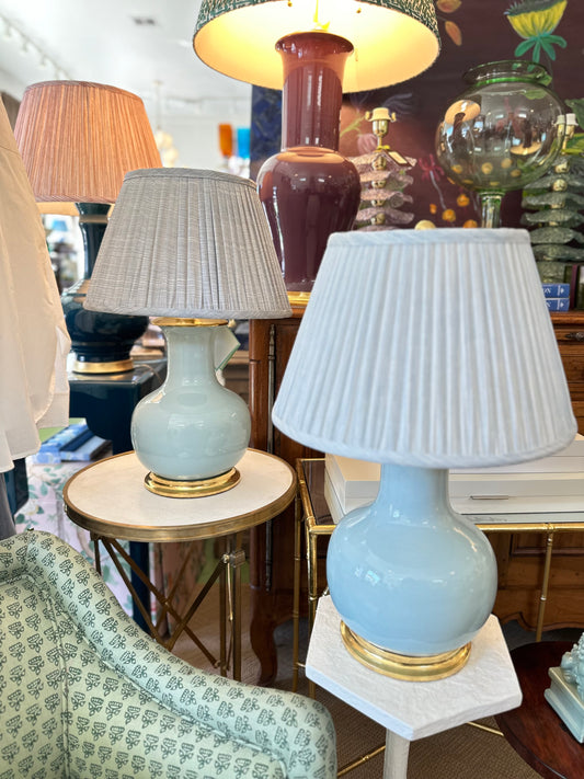 William Medium Lamp in Duck Egg