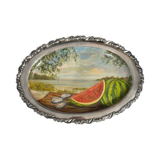 Jenn Leverett Art - Landscape / Still Life on Silver