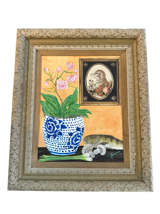 Jenn Leverett Art - Decoupage Still Life VII